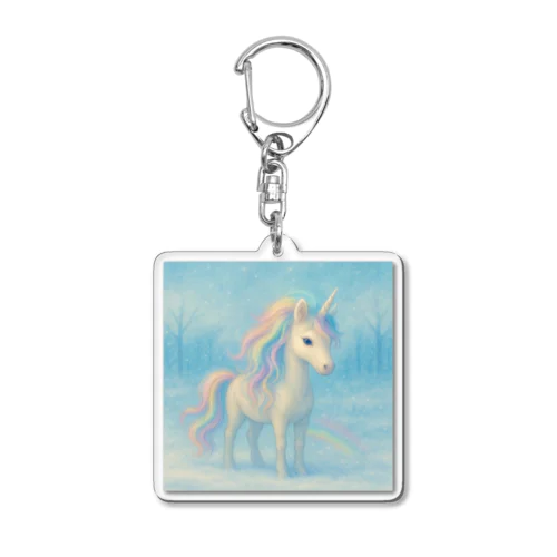 チビ龍のお友達❤️ユニコーン Acrylic Key Chain