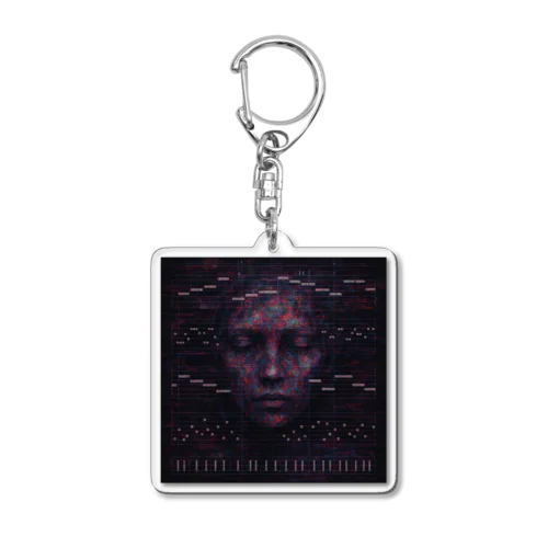 ノイズに潜む記憶 Acrylic Key Chain