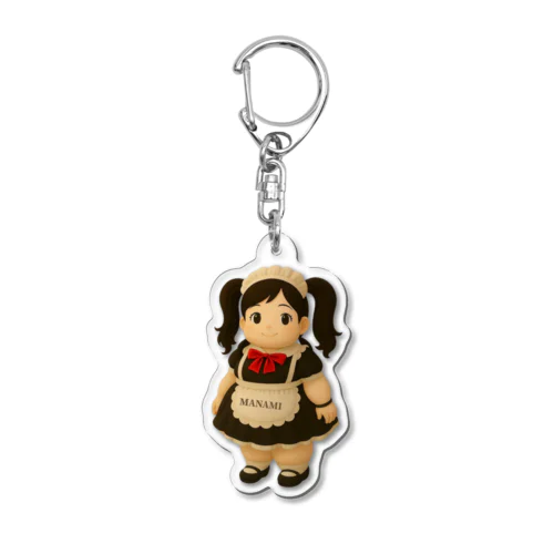 メイドまなみん Acrylic Key Chain