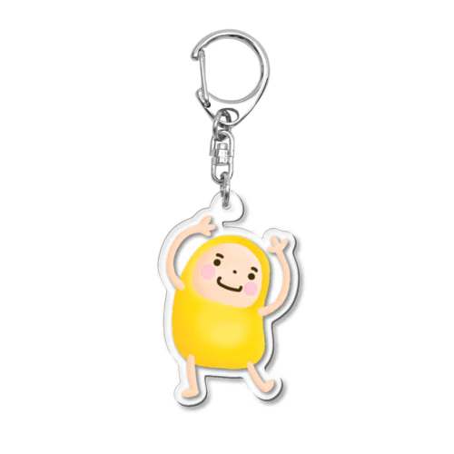 だるまちゃん　おけ Acrylic Key Chain