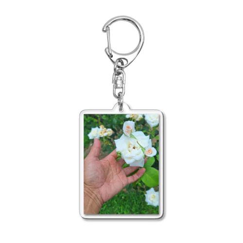 Rose Acrylic Key Chain