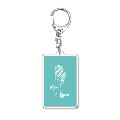 Watch Acrylic Key Chain