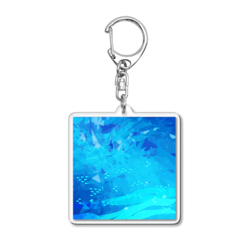 #2EA9DF Acrylic Key Chain