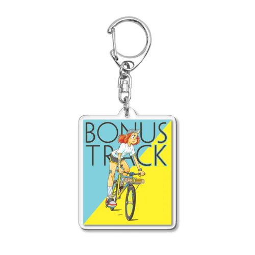 BONUS TRACK (inked fixie girl) Acrylic Key Chain