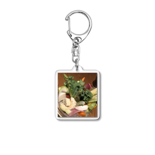 お野菜もりもり 盛り合わせ Acrylic Key Chain