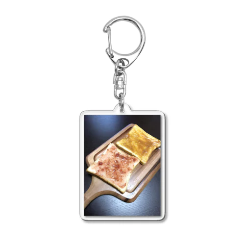 ピーナッツバターとジャムのサンド Acrylic Key Chain