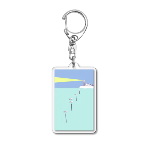 Lighthouse Acrylic Key Chain