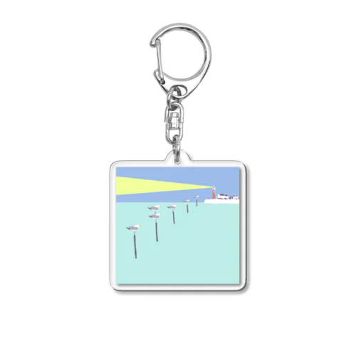 Lighthouse Acrylic Key Chain