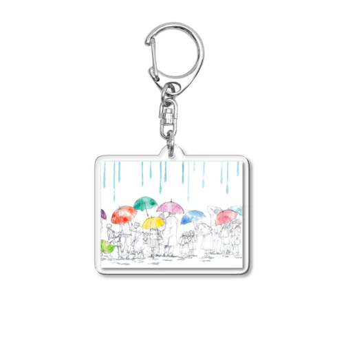 あめふり Acrylic Key Chain