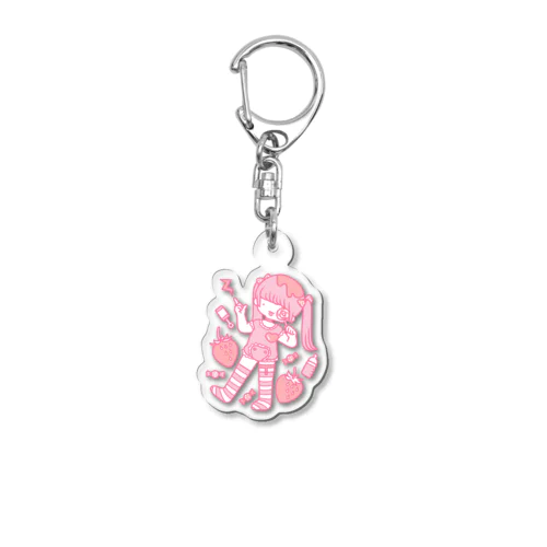 ぺろぺろcandyあっかんべー Acrylic Key Chain