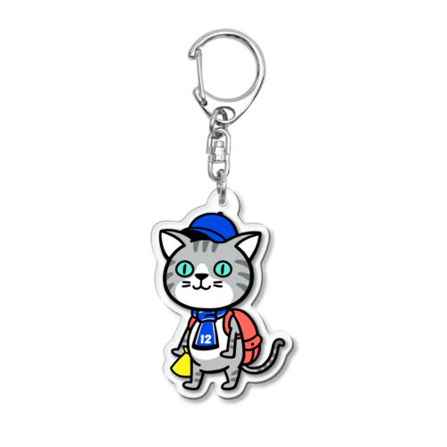 にゃんサポ Acrylic Key Chain