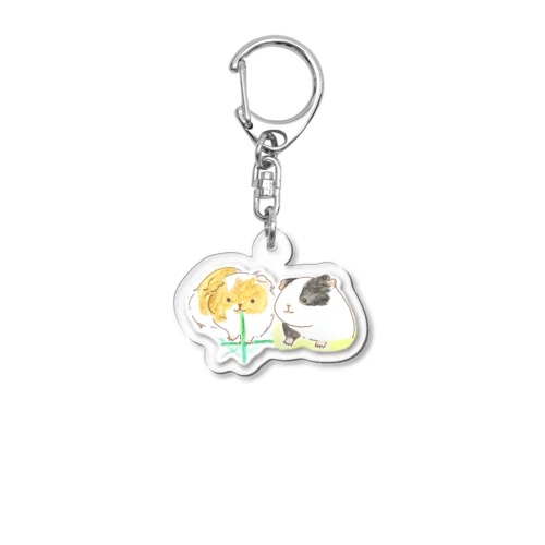 ちゃちゃくんごまちゃん Acrylic Key Chain