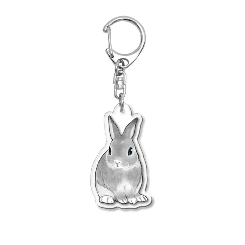 うさぎのモック Acrylic Key Chain