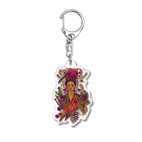 Frida Acrylic Key Chain