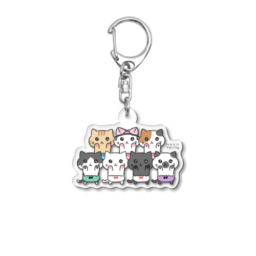 うるうるにくきゅうのひ Acrylic Key Chain