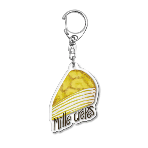 mille crepes ミルクレープ 075 Acrylic Key Chain