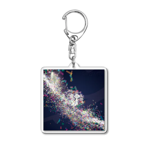 夜空のキラキラ Acrylic Key Chain