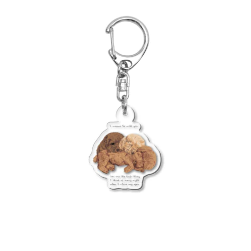 🐩puppy toypoodle Acrylic Key Chain