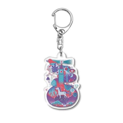 Wonderland（世界の終りとハードボイルド・ワンダーランド） Acrylic Key Chain