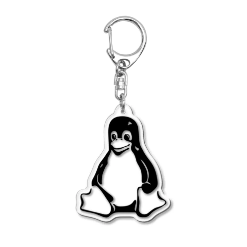 Tuxくん Acrylic Key Chain