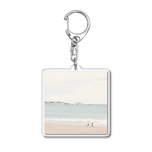 memories by the sea Acrylic Key Chain