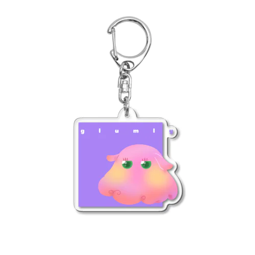 スパンコール😑ふきげん Acrylic Key Chain