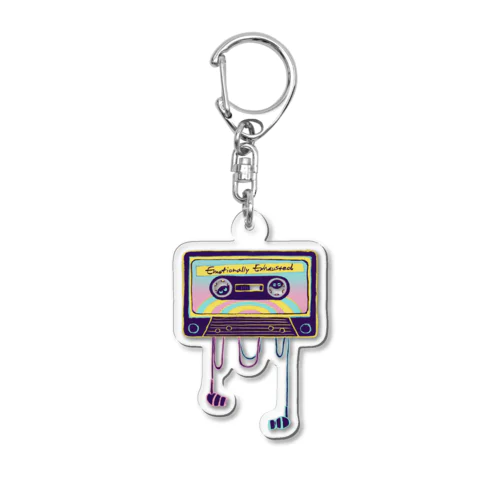 Emotionally Devastated Acrylic Key Chain