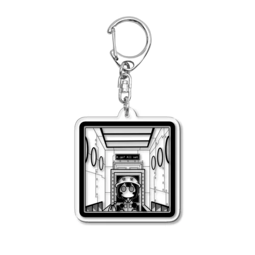 操縦席 Acrylic Key Chain