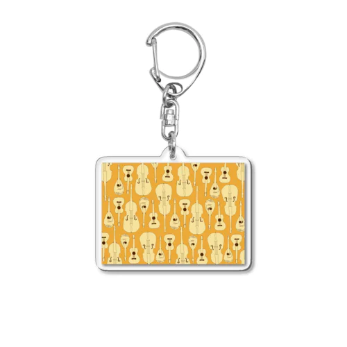 マンドリンオーケストラ(orange) Acrylic Key Chain