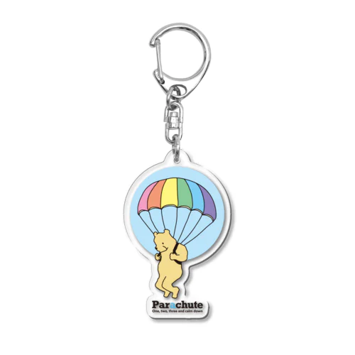 Parachute Acrylic Key Chain