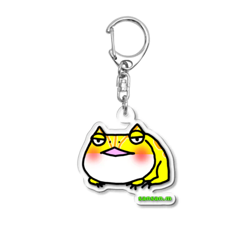 くらんうぇるのつのがえる Acrylic Key Chain