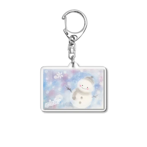 雪だるま Acrylic Key Chain