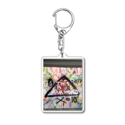 イスタンブールの落書き3 Acrylic Key Chain