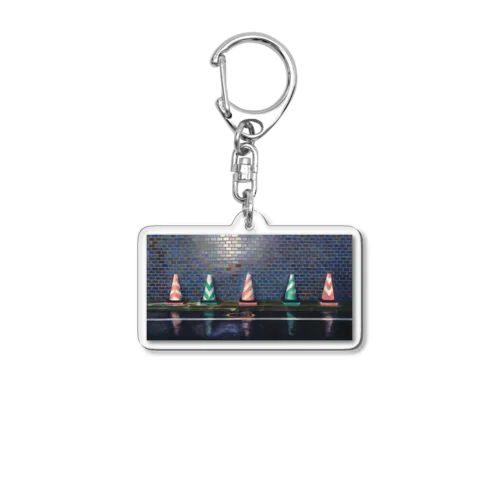 カラーコーン・雨のスーパーファイヴ Acrylic Key Chain