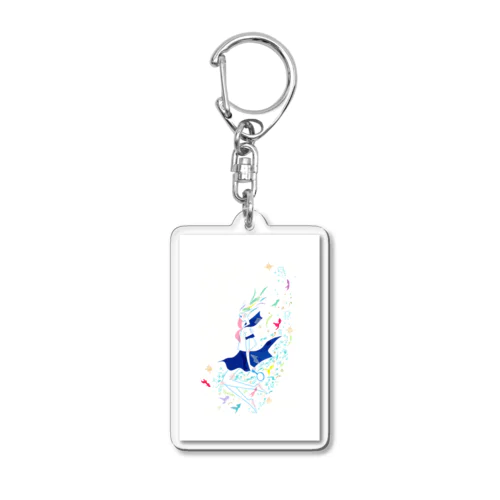 金魚すくい Acrylic Key Chain