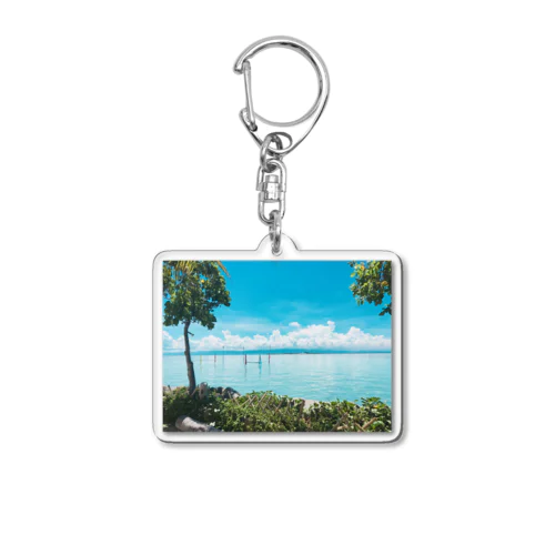 南の島 Acrylic Key Chain