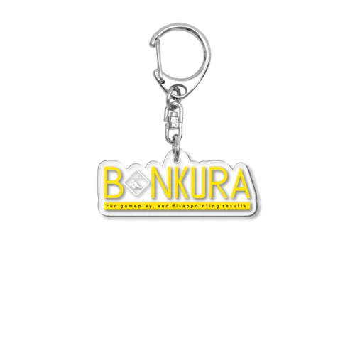 BONKURA TYPO YLW アクリルキーホルダー