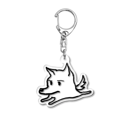 一頭身のいぬ Acrylic Key Chain