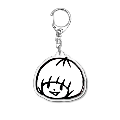 おかっぱミユキロゴマーク Acrylic Key Chain