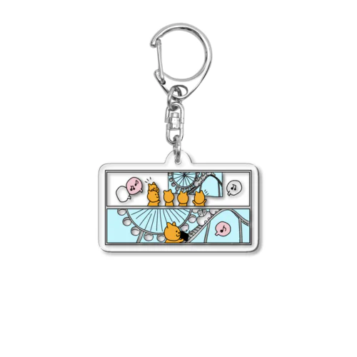 クオッカ　遊園地.ver Acrylic Key Chain