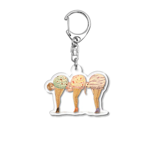 アイスクリームガールズ Acrylic Key Chain