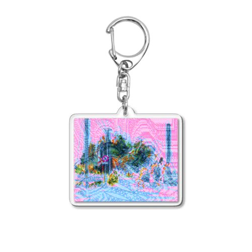 踏切 Acrylic Key Chain