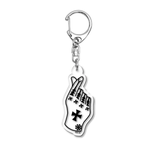 Hazichi×WHITE Acrylic Key Chain