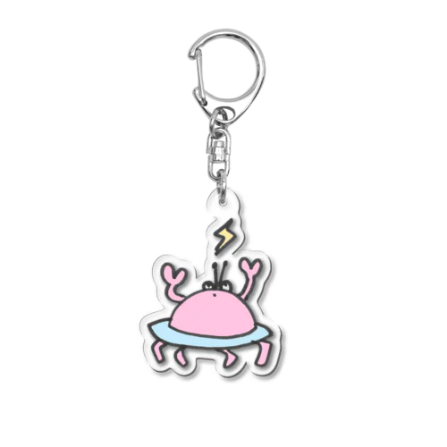 カニUFO パステル Acrylic Key Chain