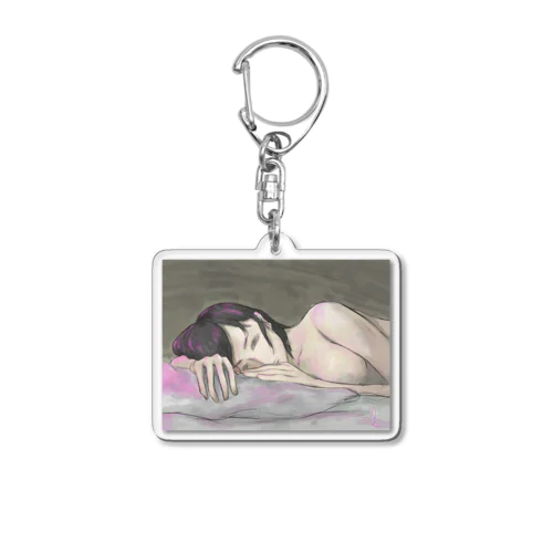 堺さん_ベッド Acrylic Key Chain