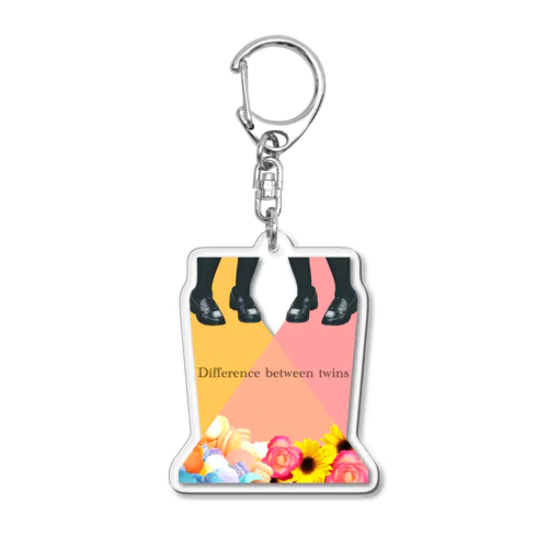 双子 Acrylic Key Chain