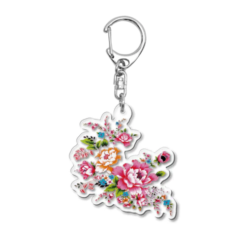 台湾花様シリーズ Acrylic Key Chain