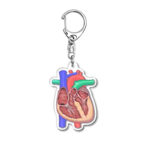 とにかく心臓(解剖図) Acrylic Key Chain