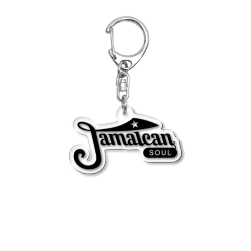 Jamaican Soul BLACK アクリルキーホルダー