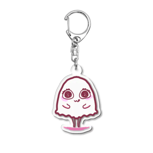 いたずらおばけちゃん(ぴんく) Acrylic Key Chain